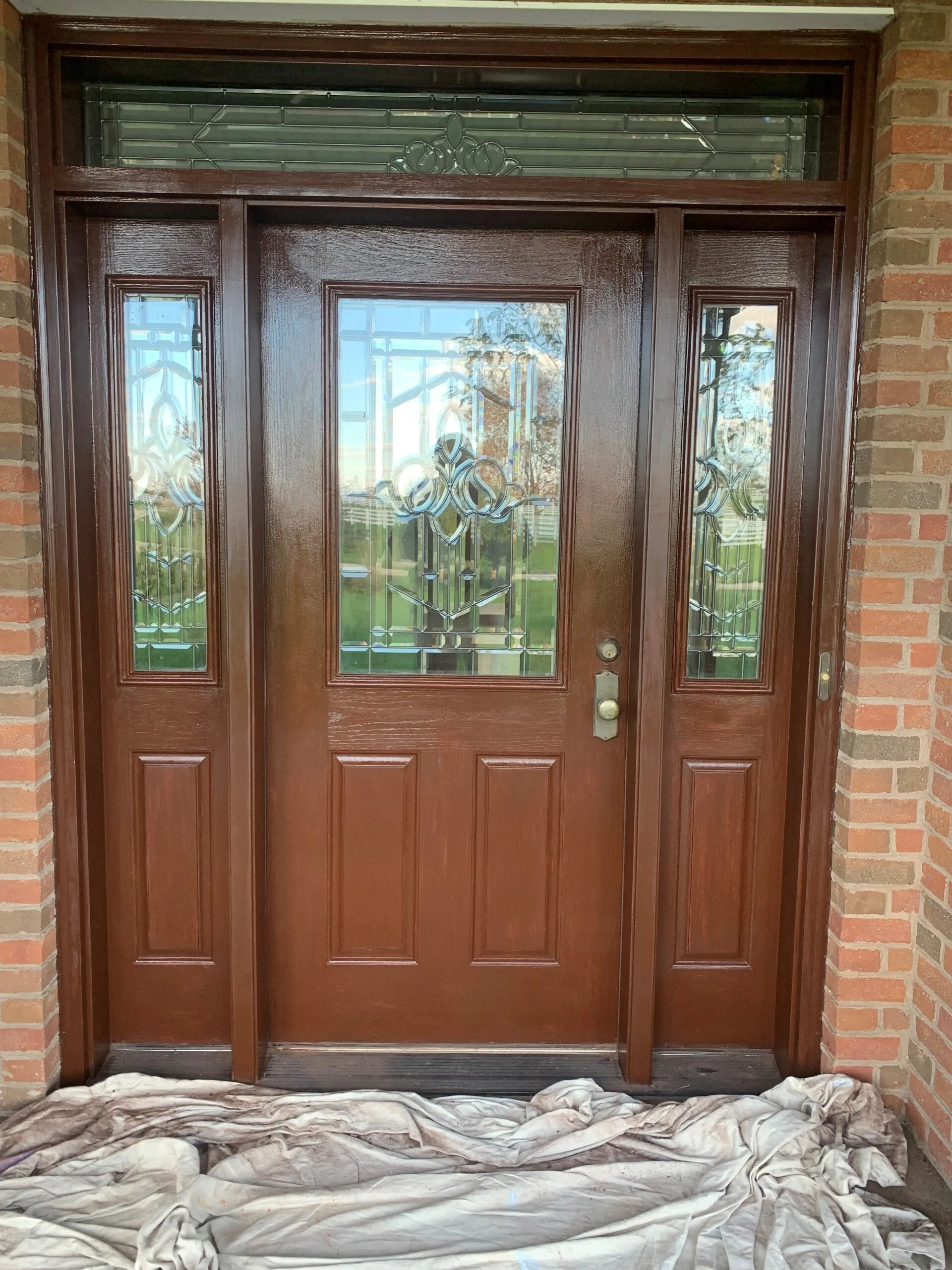 entry door after